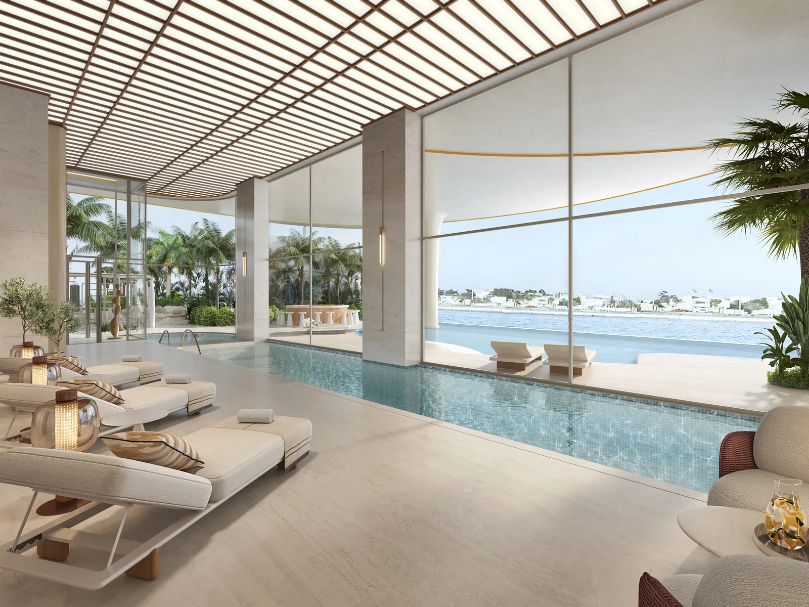 Casa AHS, Indoor-Pool im Wellness-Bereich