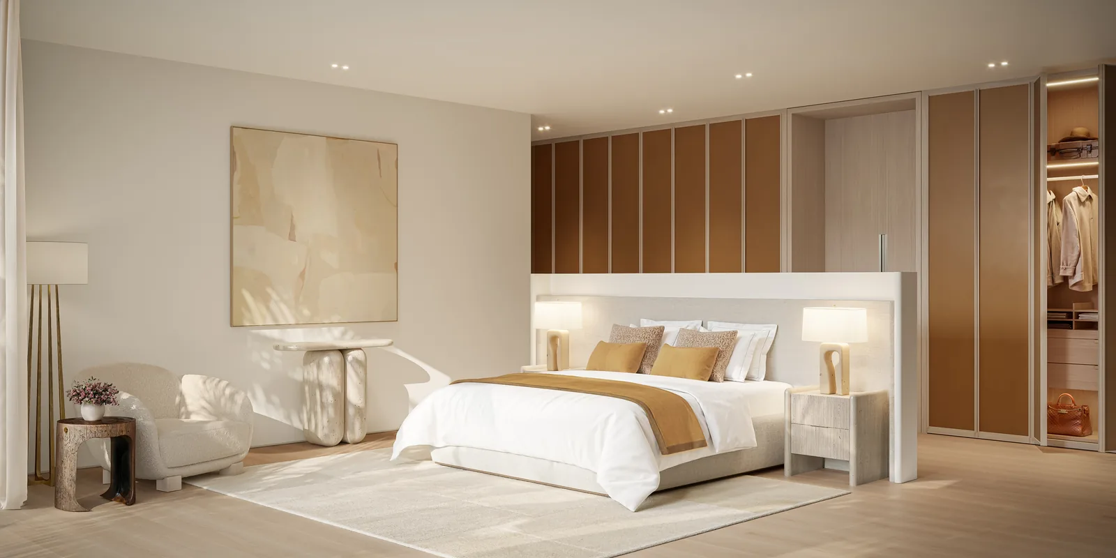 Eden Hills, Master-Schlafzimmer einer Avra-Villa