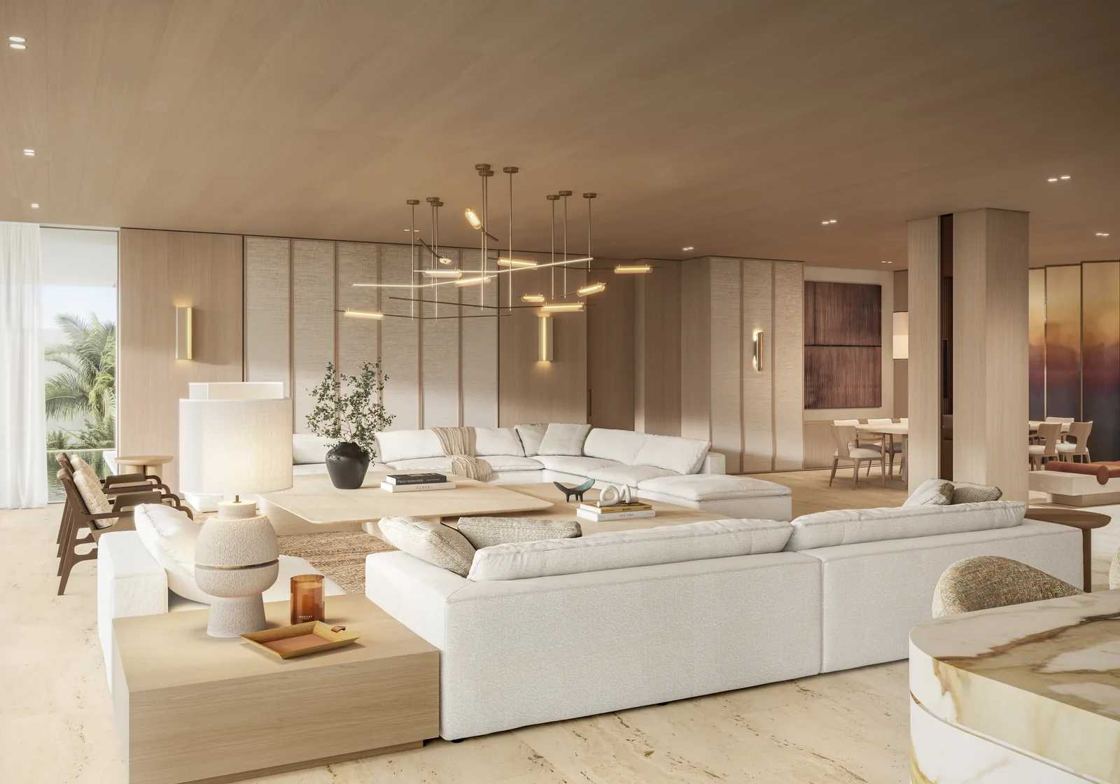 Eden Hills, Wohnbereich einer Luna-Villa