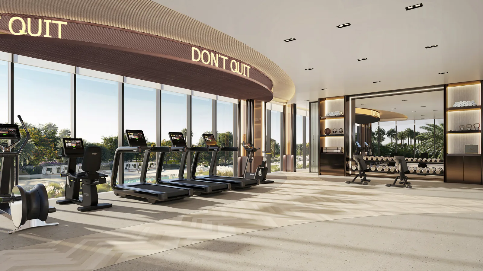 Everly Place, Fitnessbereich
