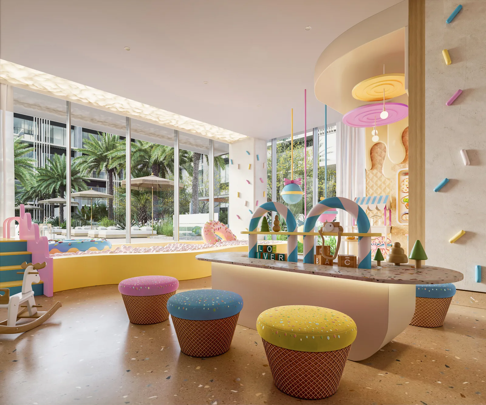 Everly Place, Kids-Bereich