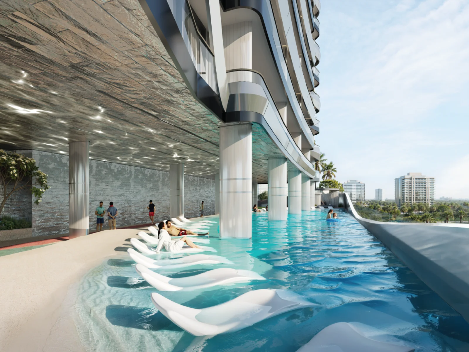 Hadley Heights 2, Skyline Beach Infinity Pool &uuml;ber dem Kanal