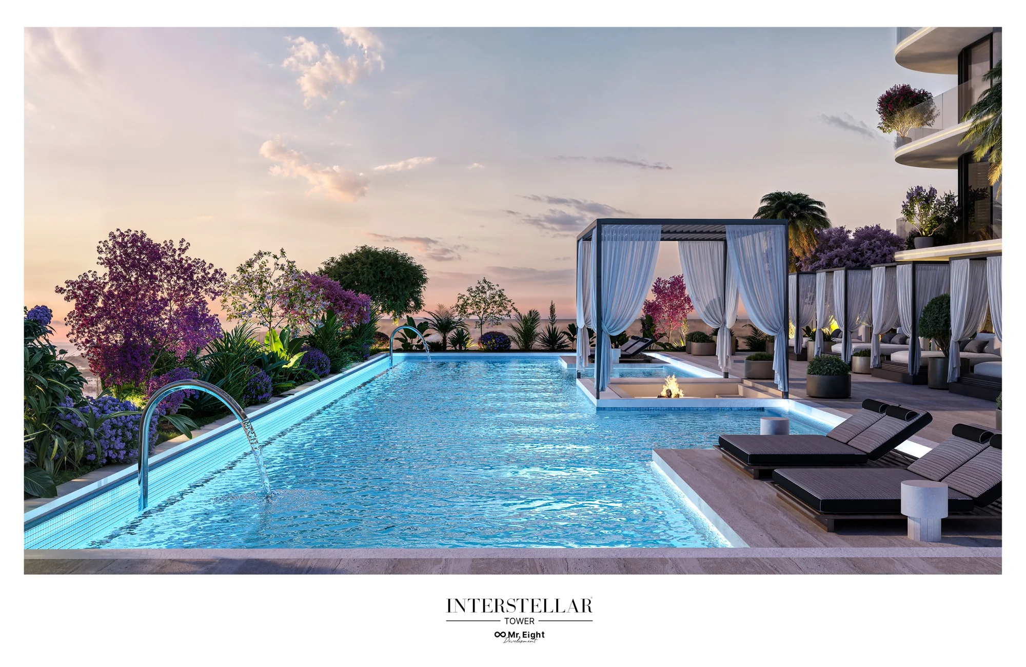 INTERSTELLAR Tower, Mr. Eight, Rooftop-Pool