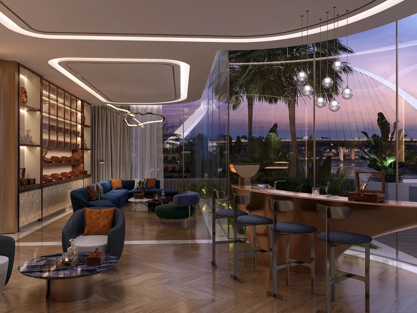 One Canal, Residents Lounge und Cigar Room