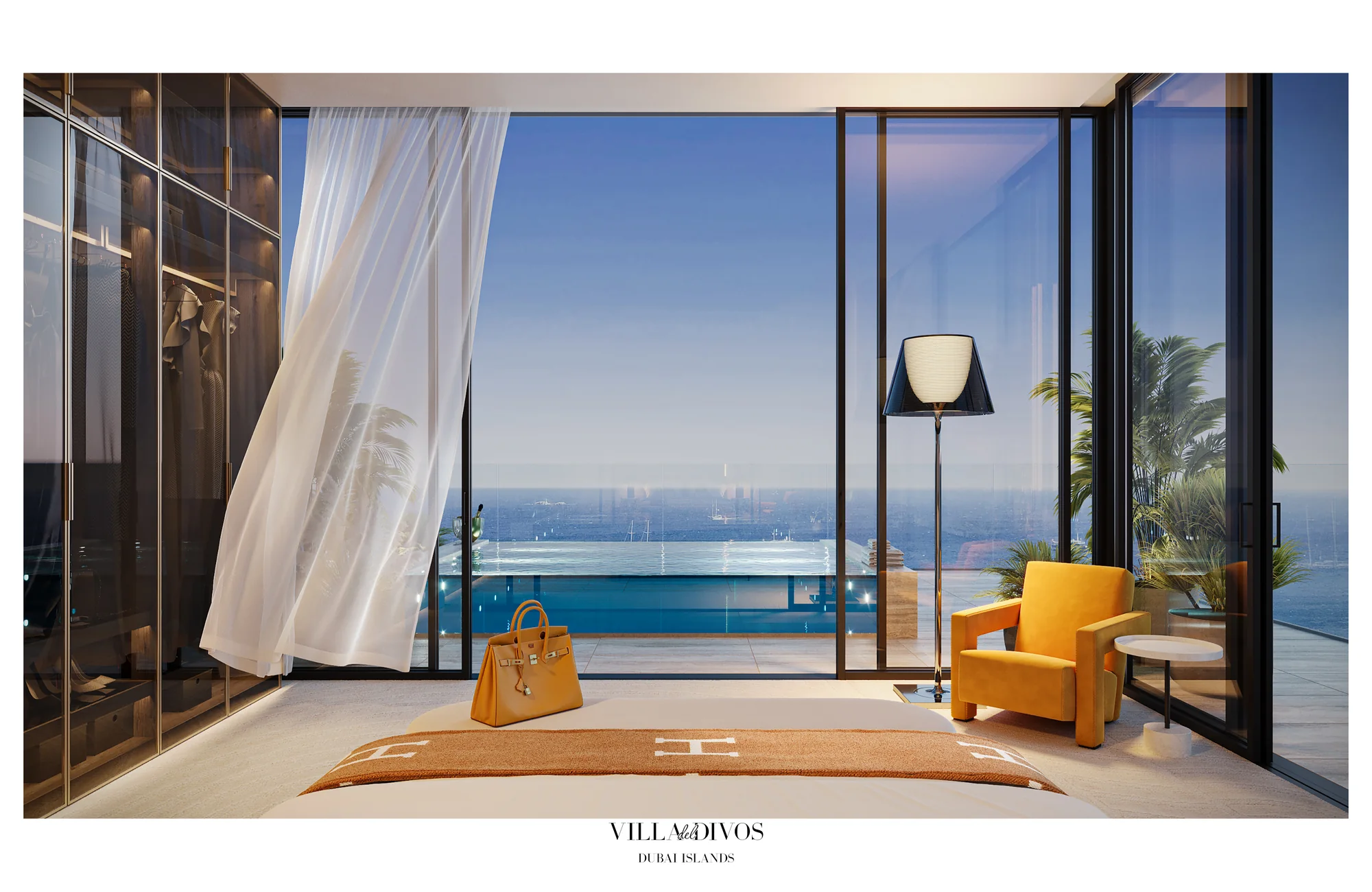 Villa Del Divos, privater Pool mit Meerblick