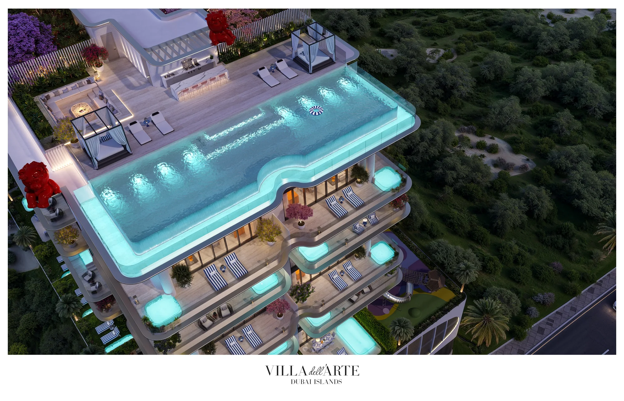 Villa dell'Arte, Rooftop-Pool